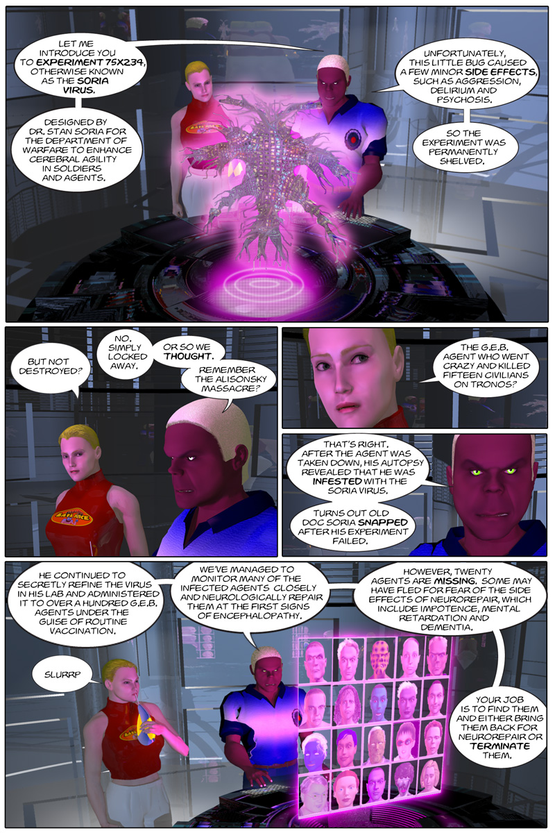 Chapter 2, page 10 – meet the Soria virus