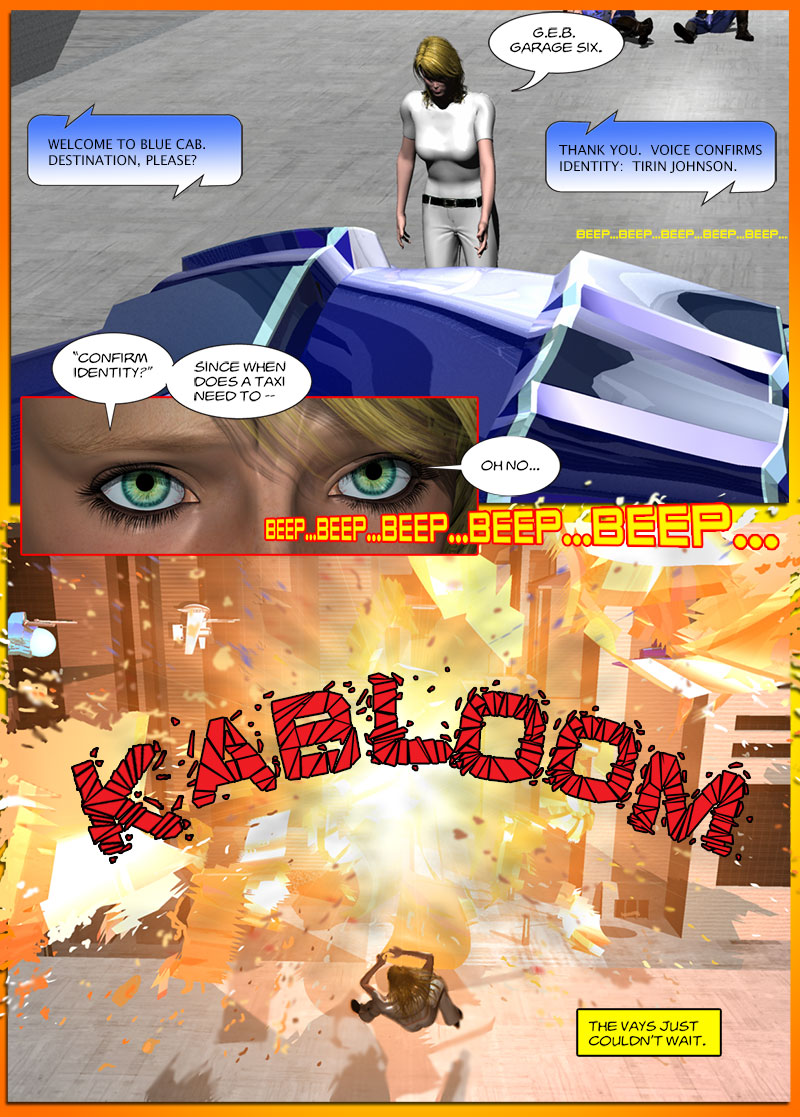 Chapter 3, page 9 – sabotage and kabloom