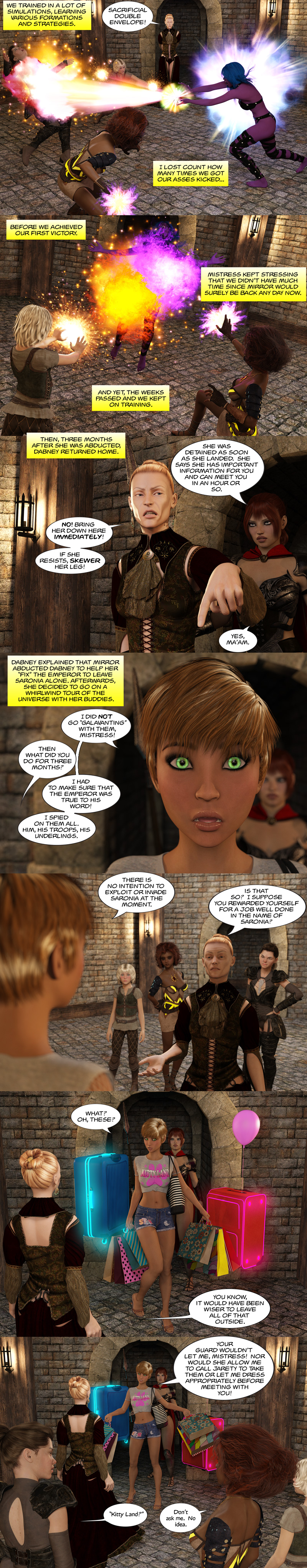 Chapter 16, page 5 – sacrificial double envelope and Dabney comes back